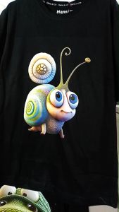 Kaos Pria 3 Dimensi Motif Animasi Keong Tshirt Oblong Katun 24s H061 By Hans & co