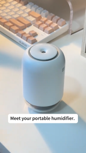 【Desk-Use】Simplus Pink Humidifier丨250mL Capacity丨Car Desktop Use丨Type-C丨Wireless 丨14h Runtime丨2 Spray Modes JASH005