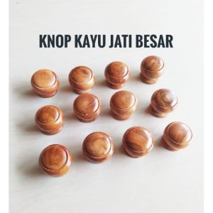 Knop Kayu Jati Knop Lemari Tarikan Laci Bahan Kayu Jati HARGA SATUAN/BIJIAN