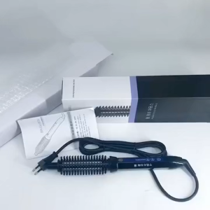 2 In 1 Professional Ceramic Hair Curler Electric Hot Comb Multifunction Hair Brush Hair Curlers Roller Styling Tool Curling Iron