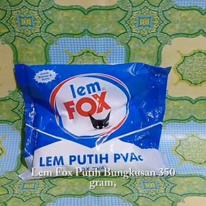 Lem Fox Putih Bungkusan Ukuran 350 Dan 600 Gram