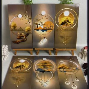 HIASAN DINDING 15X30 ABSTRAK REALISTIK AESTHETIK WALLDECOR NUANSA HIASAN DAN PAJANGAN KAYU KEKINIAN