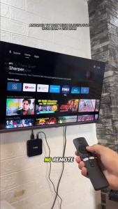 EXPOSE TV Stick TV Box TX98 HD Android 16+256GB WiFi Bluetooth Voice Remote Control H313 Google ATV 3D Media Player