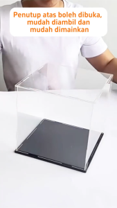 Acrylic Transparent Display Box Toy Figure Storage Box Mystery Box