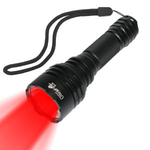 UltraFire R-C8 Red Light Flashlight for Hunt Portable 18650 Rechargeable Tactical Hunting Coyote Hog Night Vision Outdoor Light