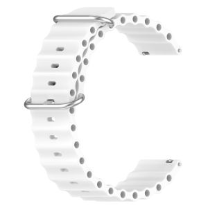 20 22MM Ocean Silicone Sport Strap for Garmin Vivoactive 3 Venu 2 SQ Vivoactive 4 4S Forerunner 645 245m WatchBand Accessories