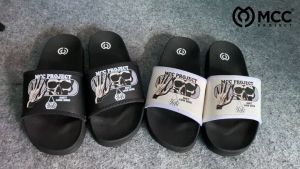 TERLARIS Sandal Slop Pria Slip On Distro Casual Dewasa Motif Spion Black Size 37-43 Mcp.co