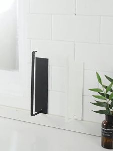 Móc Treo Cuộn Giấy Vệ Sinh Thép Sơn Tĩnh Điện Gắn Tường Siêu Chắc / Giá Treo Đồ  Treo Khăn Giấy Cuộn Khăn Lau Bếp Khăn Tắm Đa Năng