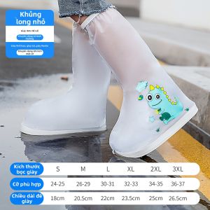 RAINCATO | Đôi Giày Mưa Chống Thấm Nước Chống Trượt Đế Dày Chịu Ma Sát Cho Trẻ Em