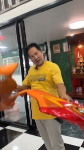 ชุดสีเวฟ125ไอบังลม ปี2005 สีส้มทูโทนJ8 มี14ชิ้น แถมฟรีน๊อตพอช