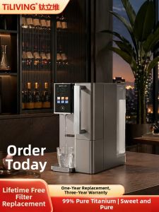 TiLiving | Instant Heated Pure Titanium Drinking Fountain for Home