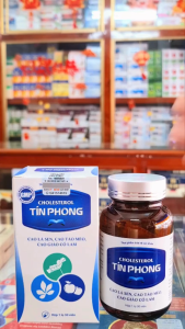 Viên Cholesterol Tín Phong. Hổ Trợ Giảm Mỡ Máu. Ngăn Ngừa Xơ Vữa Động Mạch. Chai 30 Viên