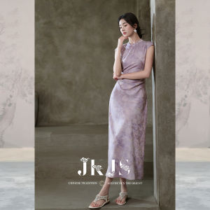 JK&JS | Summer New Style Chinese-Style Cheongsam Maxi Dress