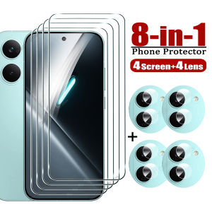 8-IN-1 For POCO X8 X7 Pro Clear Tempered Glass For POCO X6 X3 X4 GT X5 Pro Lens Film For POCO X8 Pro Max Unlock Screen Protector