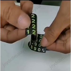 [ READY STOCK ] Temporary Car Card Phone Number Card Car Parking Card Telephone Number Plate