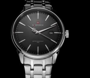 NAVIFORCE 9230 Casual Stainless Steel Strap Quartz Watches Date Sport Waterproof Men’s Wrist Watch
