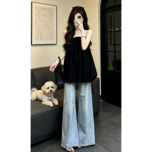 LIRUSHAN | Black Loose Fashion Strapless Top New Design
