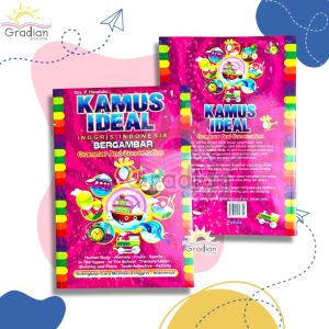 Kamus Ideal Inggris Indonesia Bergambar Full Color Dilengkapi Percakapan