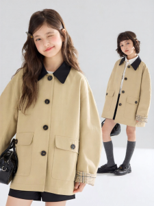 MUCMUKN | Vintage Mixed-color British Style Checked Jacket