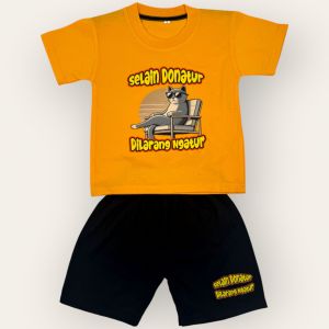 SETELAN BAJU ANAK KATA-KATA SELAIN DONATUR DI LARANG NGATUR  UNTUK USIA 1-10 TAHUN