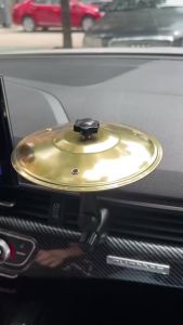1/2PC Car Crash Cymbal Air Vent Mini Drum Car Hand-Shooting Cymbals Car Drum Cymbal Air Vent Musical Instrument for Car Interior