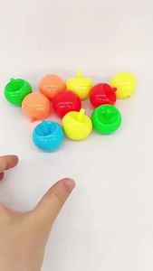 Meade | 6/12 Chiếc Nhựa Flip Top Fidget Spinner Đồ Chơi Dành Cho Trẻ Em Vui Vẻ Quay Đầu Quà Tặng Cho Mẫu Giáo Phần Thưởng Hoạt Động Của Trẻ Em Năng Động