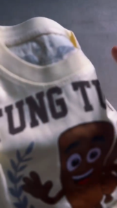 Setelan Baju Harian Anak Motif Terbaru Tung-Tung Sahur Bahan Katun Adem Ready Usia Anak 3 bulan-10 tahun