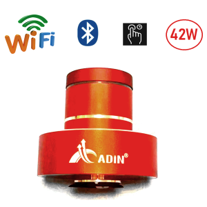 Loa Bluetooth Wifi 42W Màu Đỏ Loa Âm Thanh Không Dây Có Loa Siêu Trầm Loa Rung Kim Loại Di Động Âm Thanh Nổi Vòm 3D Âm Thanh Gia Đình Siêu Trầm