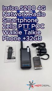 Inrico S200 4G Network Radio Smartphone Zello PTT POC Walkie Talkie Phone +32GB