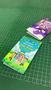 Amplop Custom Lebaran Panjang Premium Tebal Isi 6 Pcs Desain Series 2025 Angpau Karakter Lucu Murah