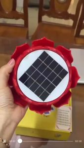 Máy Phát Nhạc Niệm Phật Năng Lượng Mặt Trời Hình Bông Sen Chịu Mọi Điều Kiện Thời TiếtThiết Kế Tinh Tế Chân Thật Bảo Hành 12 Tháng