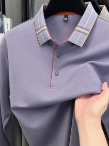 Áo Thun Polo Nam Tay Dài Cổ Bẻ Cao Cấp Thương Hiệu America Pig Dành Cho Doanh Nhân Mùa Xuân Thu 2025 Mẫu Mới