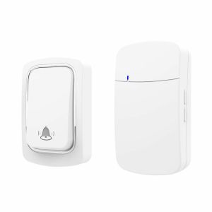 Wireless Doorbell No Battery required Waterproof Self-Powered Door bell Sets Home Outdoor Kinetic Ring Chime Doorbell