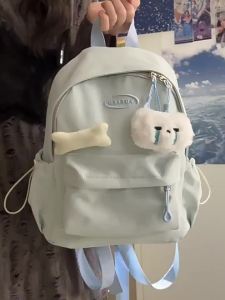 JIFANPAUL | Solid Color Versatile Cute Student Mini Backpack