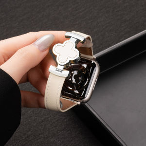 CRAFTSMAN DAI | iWatch Compatible Leather Strap Red Clover Fashion