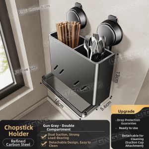 Multi-function Wall-mounted Suction Storage Organizer