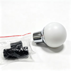 Universal JDM Racing Manual Gear Shift Knob Round Bar/Ball Style With M8/M10/M12 Adapters Car Interior Replacement Parts