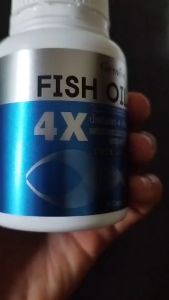 น้ำมันปลา 1000 mg กิฟฟารีน  30 แคปซูล น้ำมันปลา 4X น้ำมันปลา 1000 มก. fish oil  บำรุงสมอ-ง ล-ด-การ-อั-ก-เ-ส-บ-ของ-ข้อ GIFFARINE FISH OIL