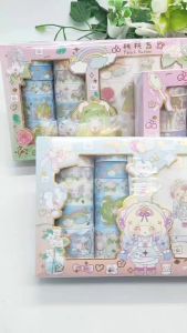 Set Washi Tape dan Stiker Aesthetic Cute Waterproof SS0015