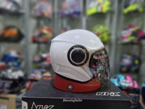 GM POP HIJAB SOLID HELM OPEN FACE ORIGINAL