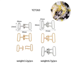[Hàng mới] (2 cái) Móc gài móc cài kim loại cao cấp thời trang mới cái đồ lót đồ bơi áo ngực YZ7263#ssl_accessories