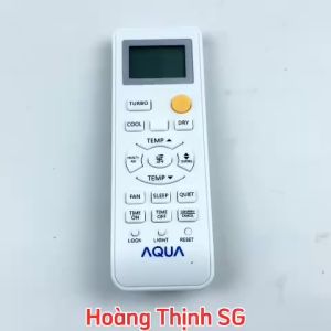 Điều khiển điều hòa AQUA Mã 02 remote máy lạnh AQUA - Tặng kèm pin - Hoàng Thịnh SG