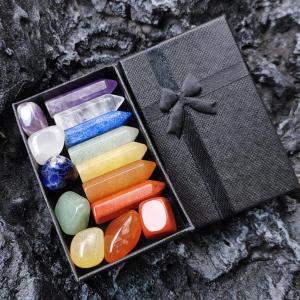 Chakra Natural Stone Crystal Gemstone Healing Quartz Mineral Ornament Reiki Gemstones Spiritual Meditation Home Decor Craft Gift