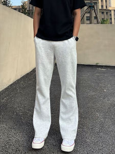 กางเกงวอร์มกีฬาสไตล์อเมริกันสำหรับผู้ชาย Cleanfit ทรงขากระบอกเล็ก ทรงตรง ทรงหลวม ทรงตรง ทรงหลวม ทรงหลวม ทรงหลวม