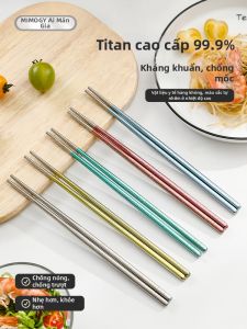 IMOGY | Bộ Đũa Titanium Chống Mốc Chống Trượt Chịu Nhiệt