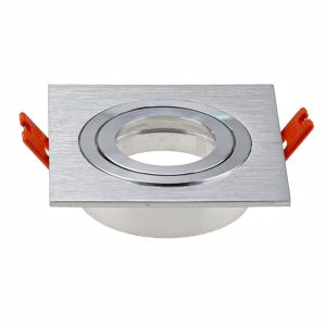 JOYINLED Aluminum Adjustable GU10 MR16 Spotlight Round Square Black/White/Silver Led Spot Light Frame Lamp Holder GU10 Downlight