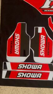 DECAL STIKER CRF 450 2025 full body Merah Abstrak Racing D-I5-033 D-I5-005 i5-031 i5-032