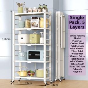 Multifunction Mobile Shelving Unit