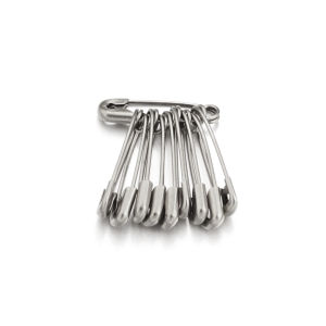 10pcs/lot 304 Stainless Steel Safety Pins Brooch Sewing Tools For DIY Jeans Pants Clothes Waist Adjustment Tools Accessories
