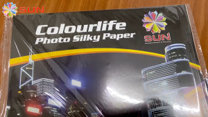 Kertas Foto Silky Doff A4 - SUN Colourlife Silky Photo Paper A4 ( Support epson/canon/hp/brother ori/dye/pigment/art paper ink - 664 003 673 790 810 BT5000 GT51 52 dll)